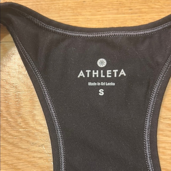 Athleta black Fitted Tank Top - Picture 2 of 3